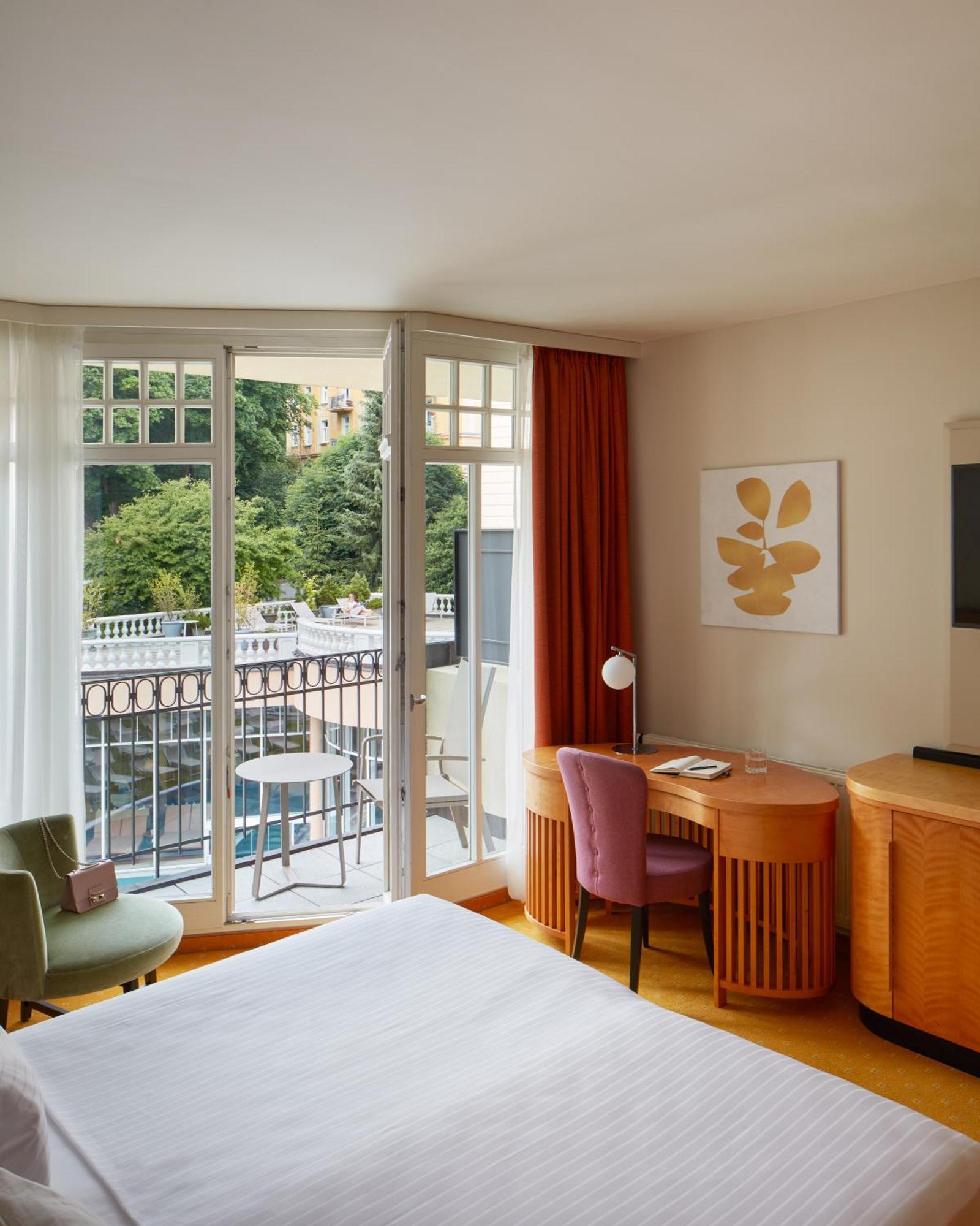Falkensteiner Spa Resort Marianske Lazne Quarto foto A room at the Hotel de l'Europe